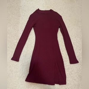Naked Wardrobe Long Sleeve Mini Dress